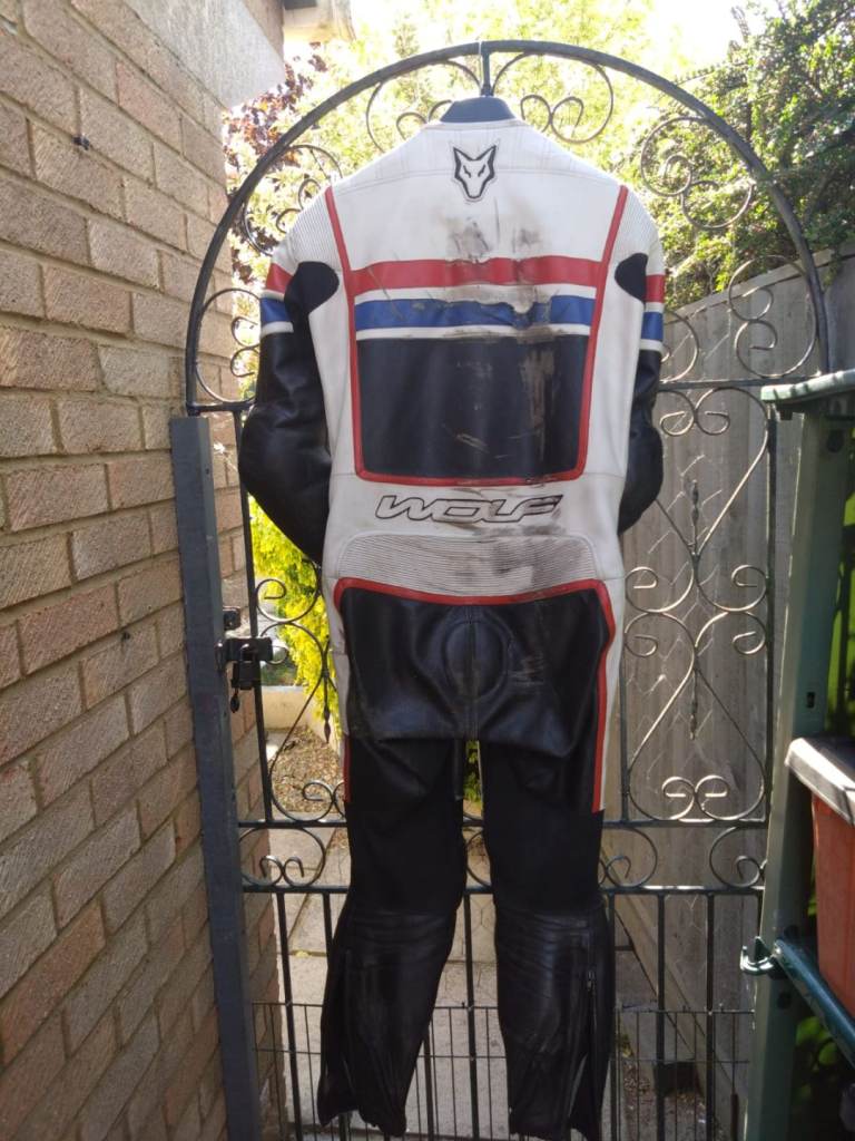 Wolf one piece leathers