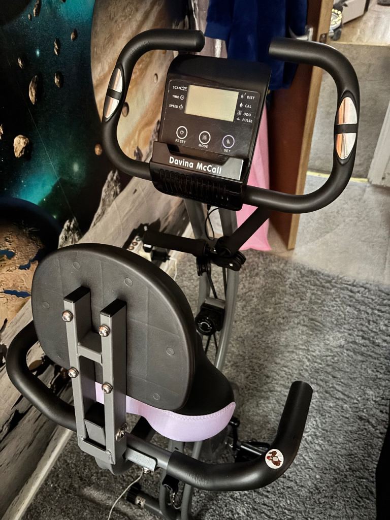 Divina McCall exercise bike 