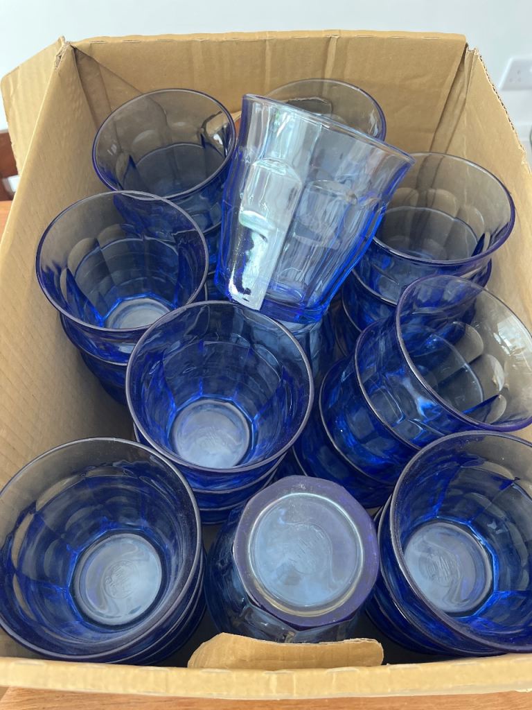 Duralex Picardie 250ml blue glasses x 40