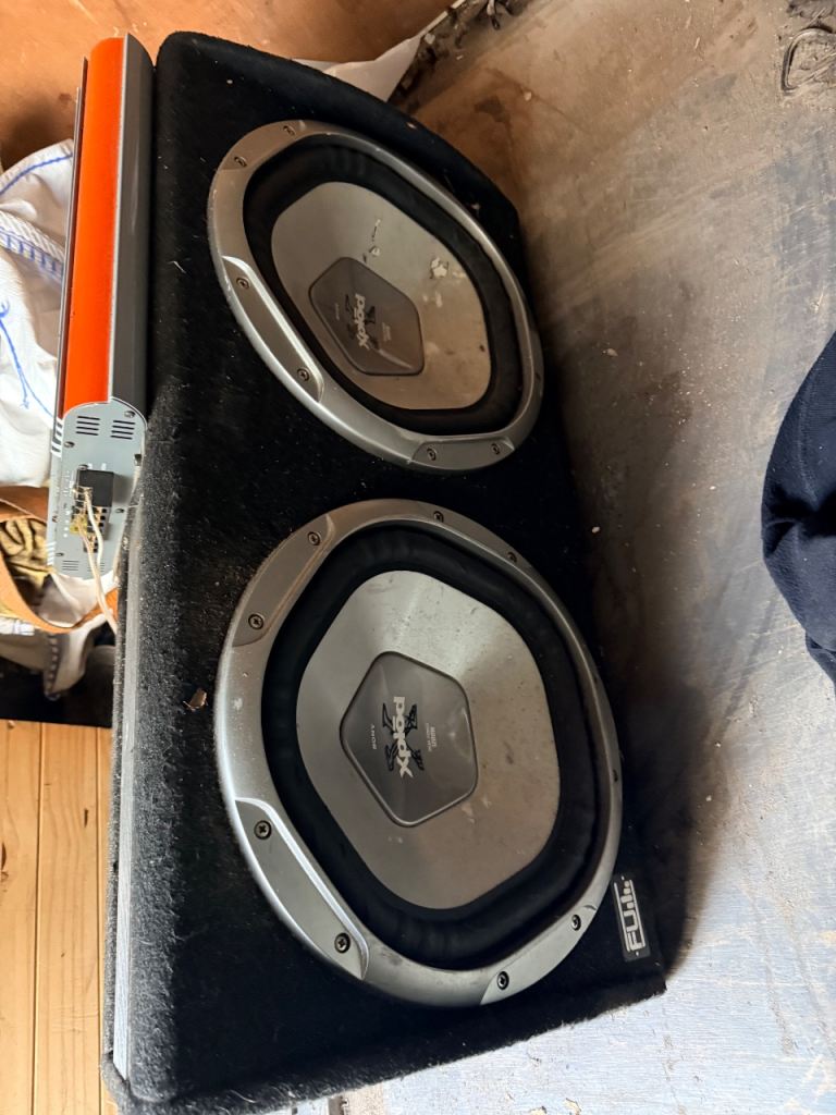 Sony xsplode 12 inch subwoofers 
