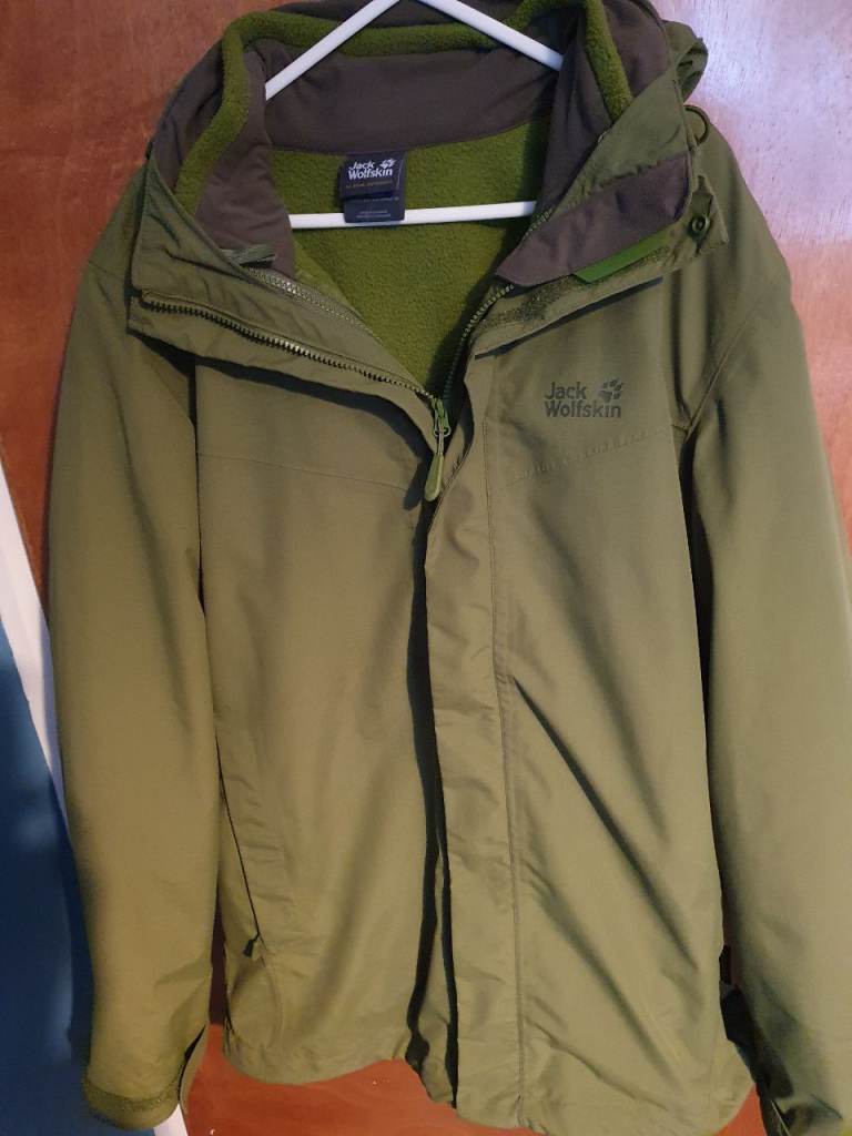 Jack Wolfskin Green Outdoor Jacket - Good Condition