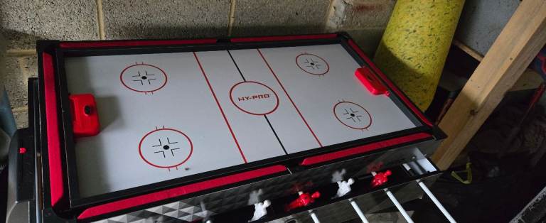 3-in-1 Multi Games Table: Pool, Air Hockey, Football
