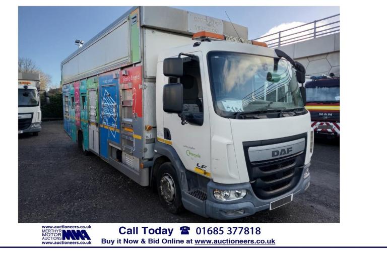 2017 DAF TRUCKS LF 180 4X2 AUTO 12 TON ROMAQUIP RECYCLING UNIT (EURO 6) ---------------------- NA...