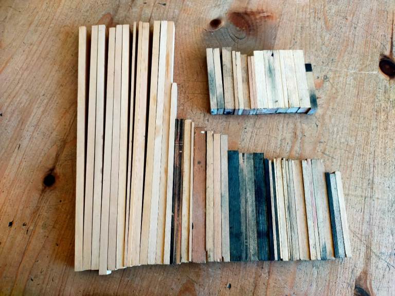 Adana ~ Letterpress ~ Printing  #  50 PIECES OF WOOD FURNITURE FOR CHASE PACKING # L@@K