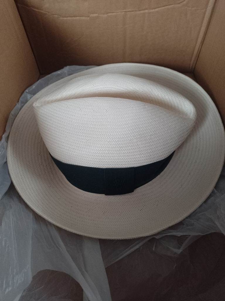 Rolex Wimbledon Panama Straw Hat 