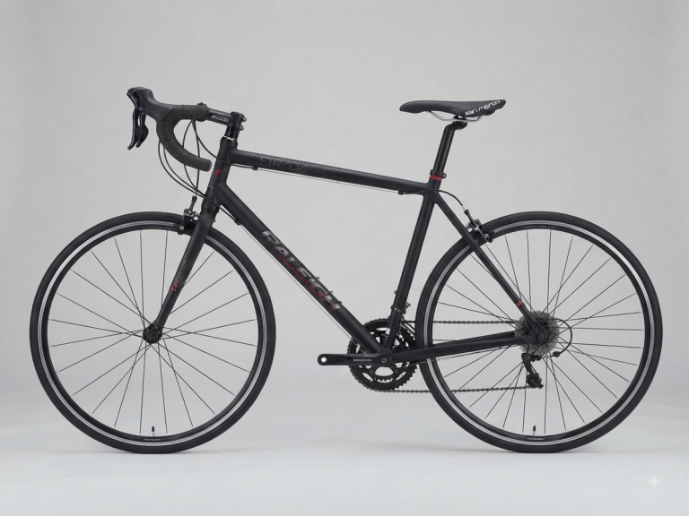 Raleigh Strada Road Bike – Black, Good Condition