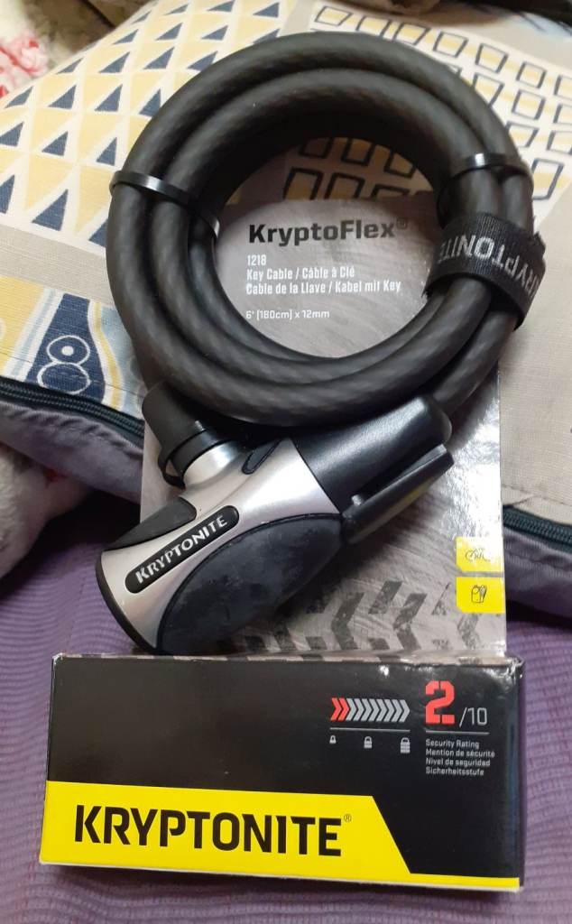 Kryptonite bike lock KryptoFlex 1218 brand new - Leyton