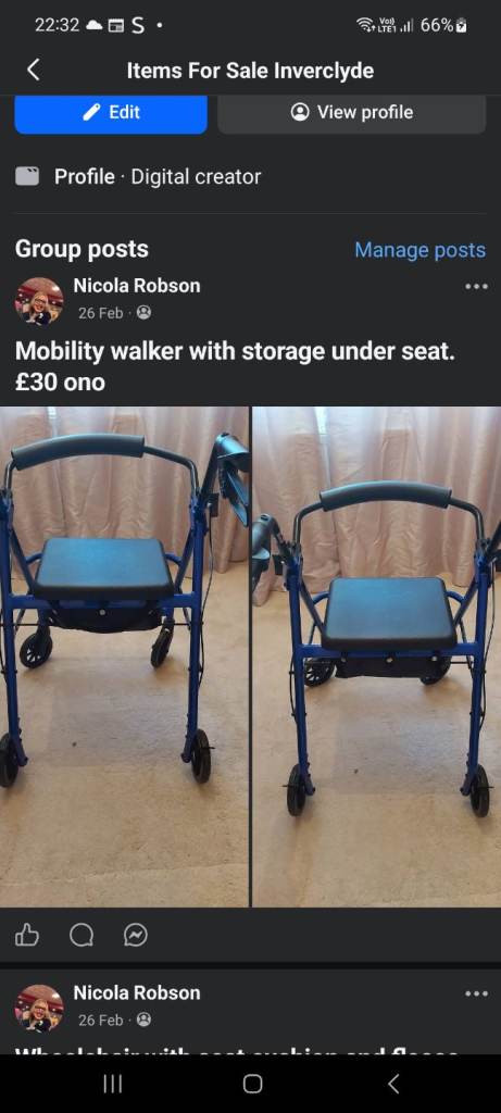 Mobility walker