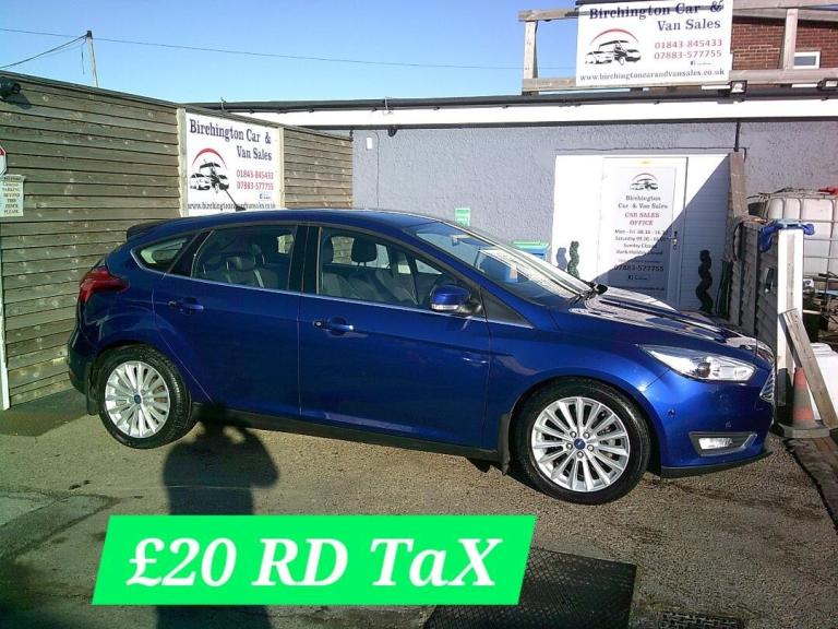 2016 Ford Focus 1.0CC PETROL 125 TITANIUM X LEATHER FULL SPEC, FULL SERVICE NEW TIMING BELT HATCH...