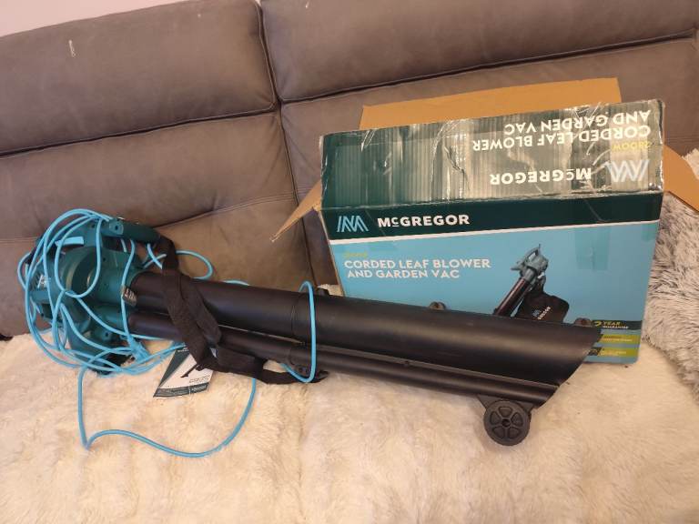 McGregor Corded Leaf Blower Garden Vacuum - 2800W