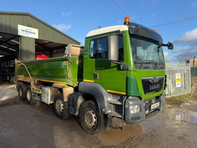 MAN TGS 35.420 8x4 STEEL BODY TIPPER