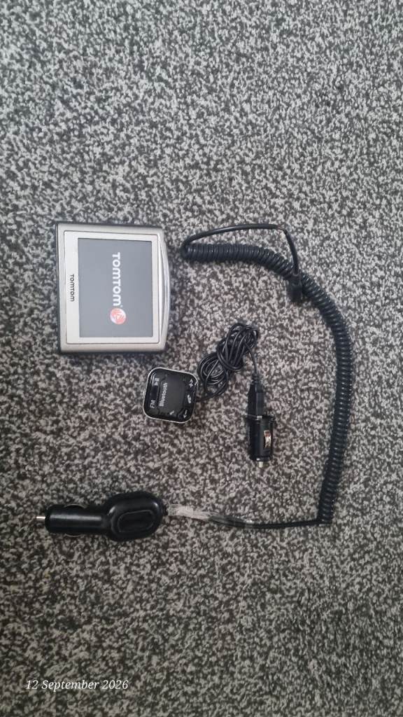 TomTom GPS Device with Car Charger 
