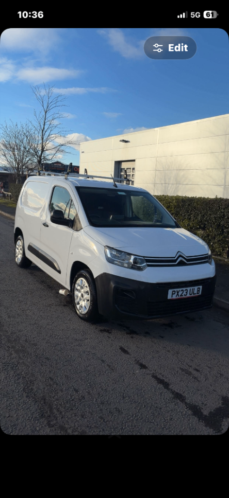 Citroen, BERLINGO, Panel Van, 2023, Manual, 1499 (cc)