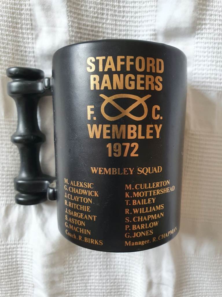 Stafford Ranger 1972 Wembley Cup Final Winners Portmeirion Mug
