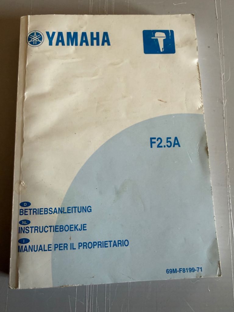 Yamaha manuals as pictured. VGC 