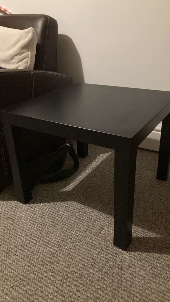 Black Side Table