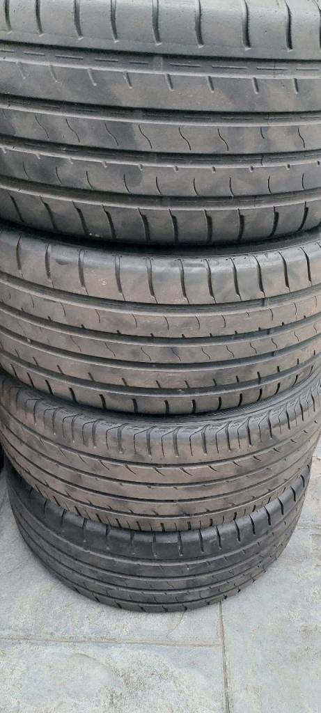 225 45 17 94w x4 set car tyres 