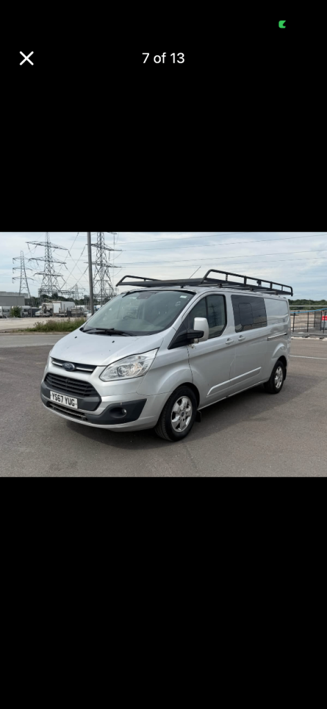 Ford, TRANSIT CUSTOM, Panel Van, 2017, Manual, 1996 (cc)
