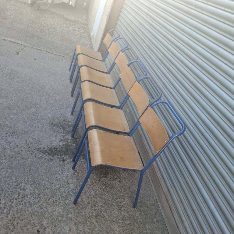 Vintage stacking chairs