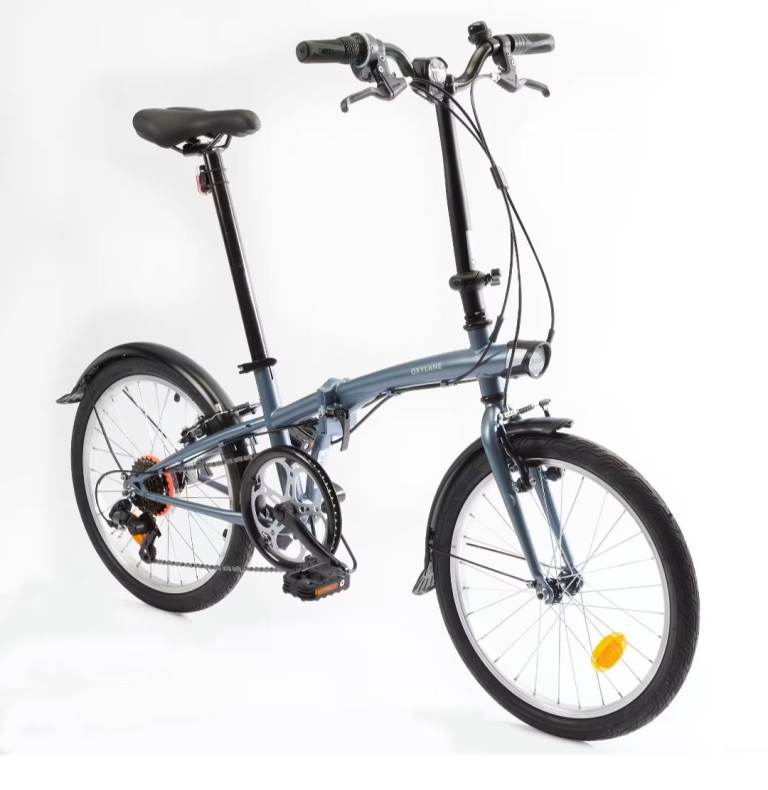 image for BTWIN Folding Bike Fold 120 - Grey
