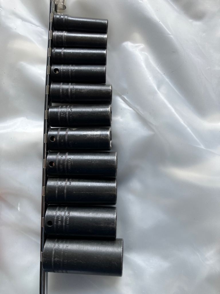Snapon Deep Impact Socket Set – 3/8 Drive, Good Condition