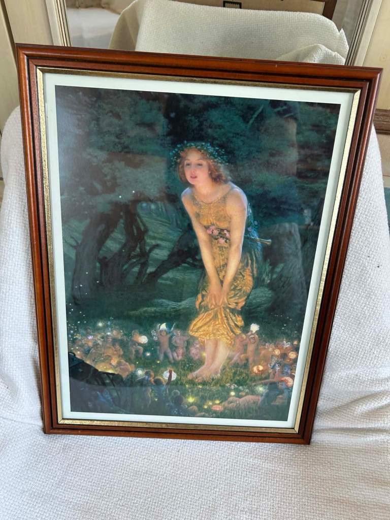 Midsummer Eve Print 1908 by Edward Robert Hughes