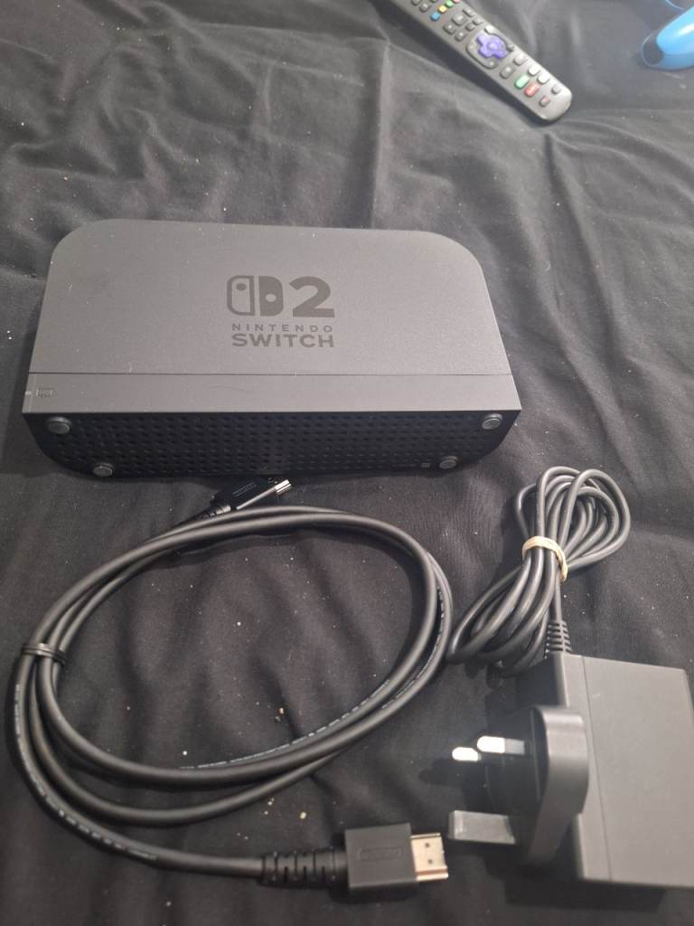 Nintendo Switch Dock & Charger – Black, Good Condition