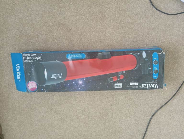 Vivitar 75x/150x Telescope – Brand New, Boxed