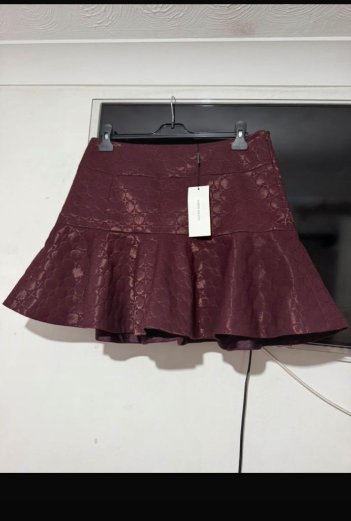 Dark Red Skirt – UK Size 14, New with Tags