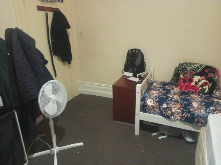 Bed space available for a single person in a shared roo.