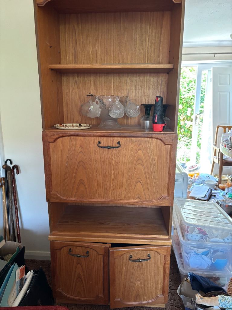 Vintage 1970 sideboards and display cabinets 