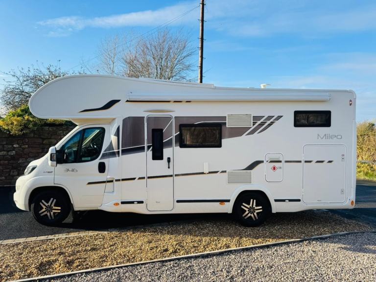 2017 Benimar Mileo 346, 2287cc, 4400kg, 6 Berth 6 Belts, fixed rear bed, tow bar