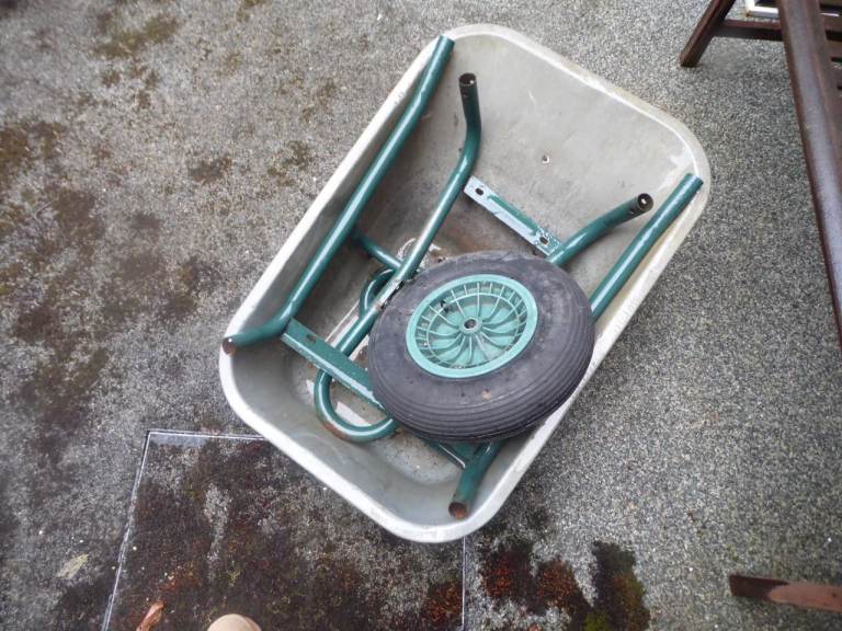 Green Wheelbarrow - Ready for a New Garden Project
