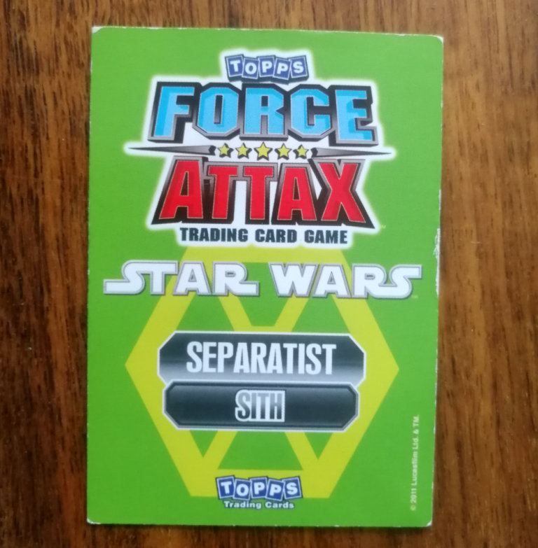 TOPPS Star Wars Force Attax Series 2 Card LE3 General Grievous Limited Edition