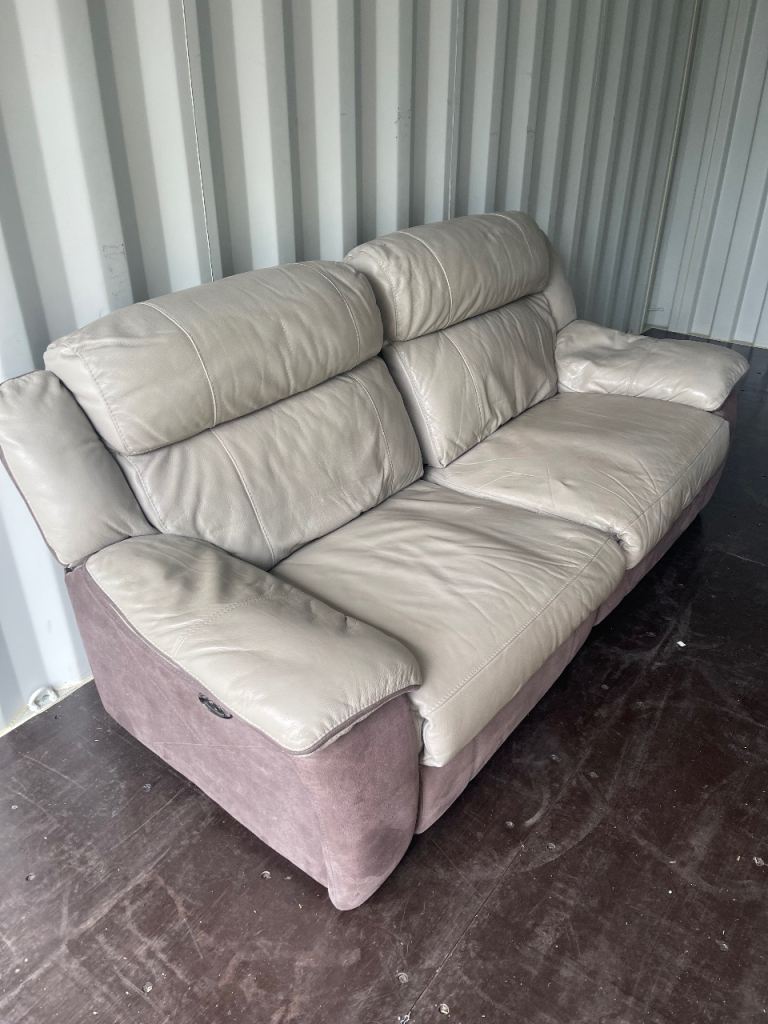 Leather sofa