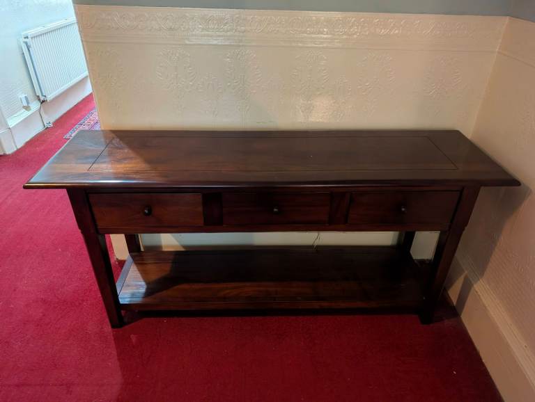 Beautiful Solid Wood Console Sideboard - £90