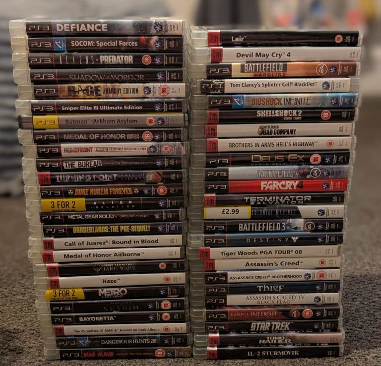 PS3 Game Bundle - 50 Games