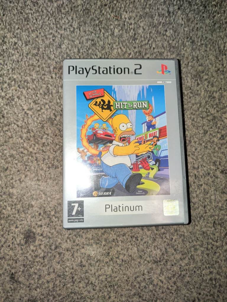 The Simpsons Hit And Run Platinum PS2