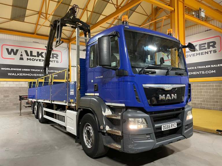 MAN TGS 26.360, *EURO 6* 6X2 26 TONNE DRAWBAR SPEC BRICK GRAB – 2016 – DG66 RYZ*
