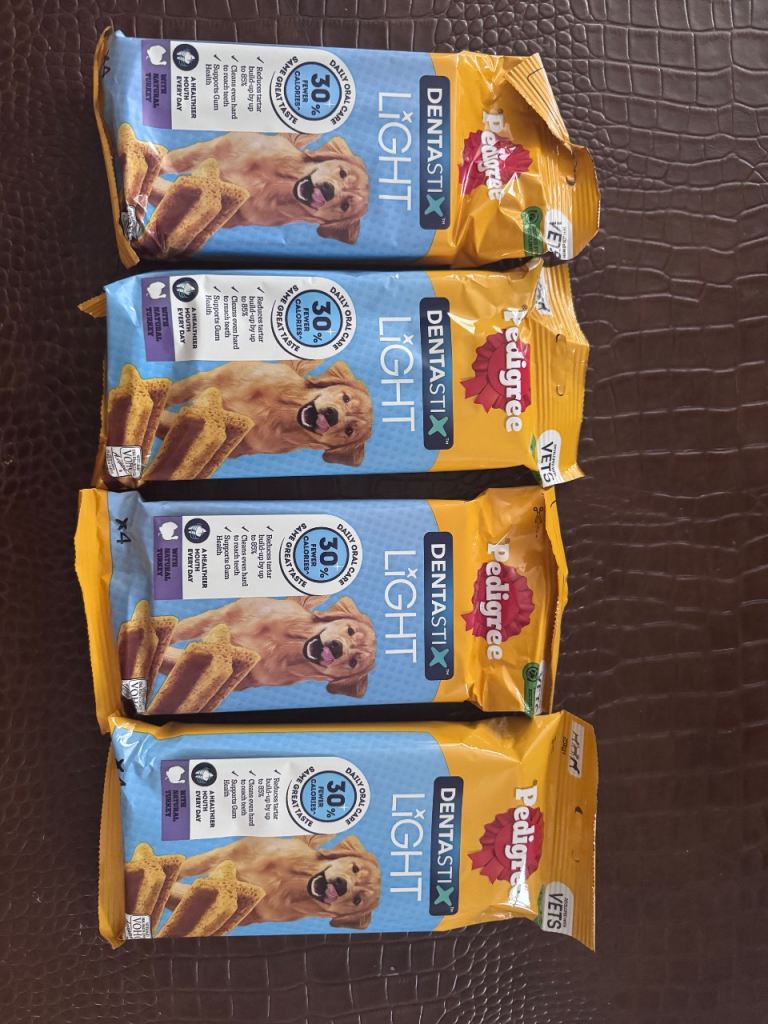 4 x dentastix large dogs 