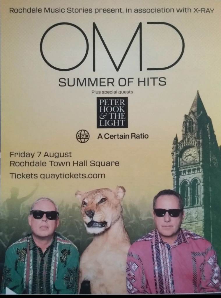 O.M.D - Concert Flyer - Summer of Hits