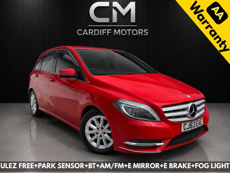 2013 Mercedes-Benz B Class 1.6 B180 BLUEEFFICIENCY MPV Petrol Automatic