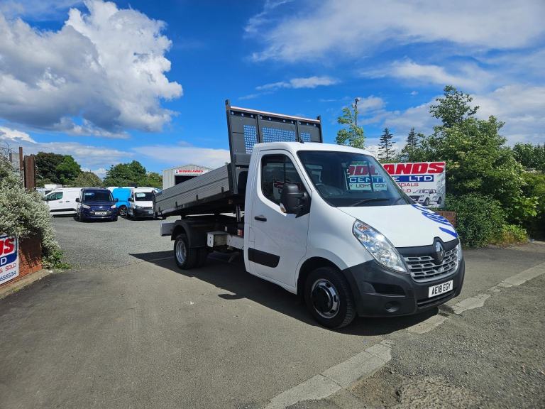 2018 ON 18 PLATE RENAULT MASTER ML35TW BUSINESS DCI TIPPER PICKUP ULEZ FREE ZONE