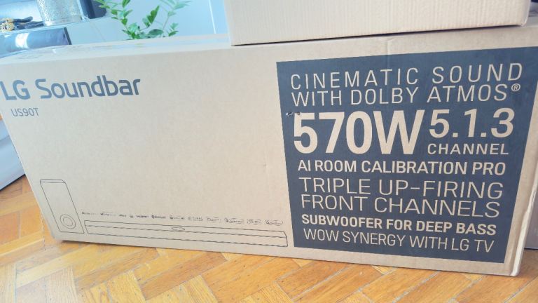 LG US90TY soundbar new and Sony Smart Bravia TV 55 inch