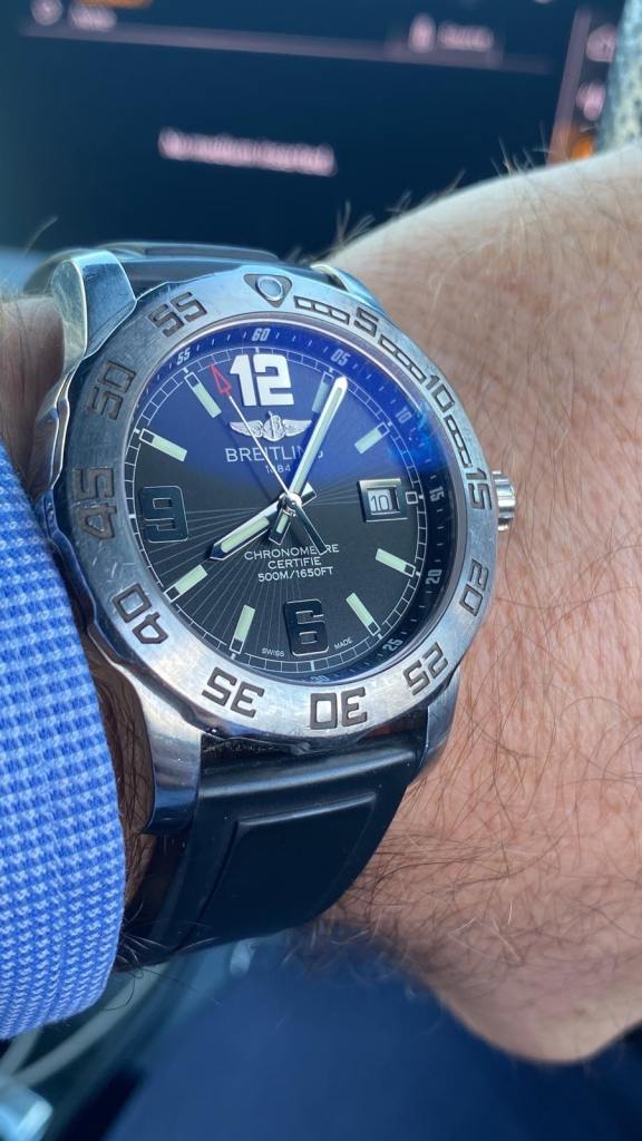 Breitling Colt Chronometer A74387 44mm Watch - Good Condition