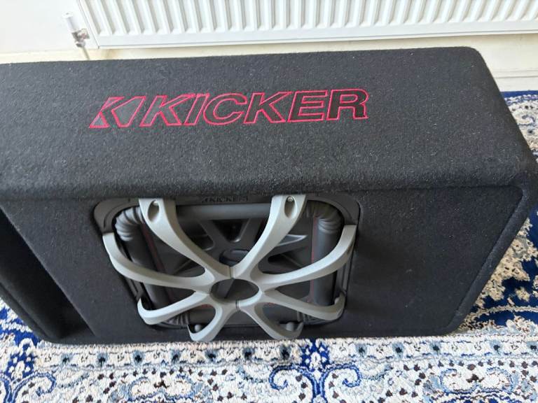 Kicker 12 inch ported speaker loaded enclosure Bass box 