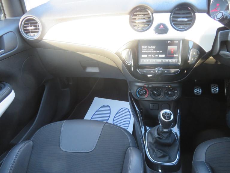 2017 Vauxhall ADAM 1.2i Energised 3dr White HATCHBACK Petrol Manual