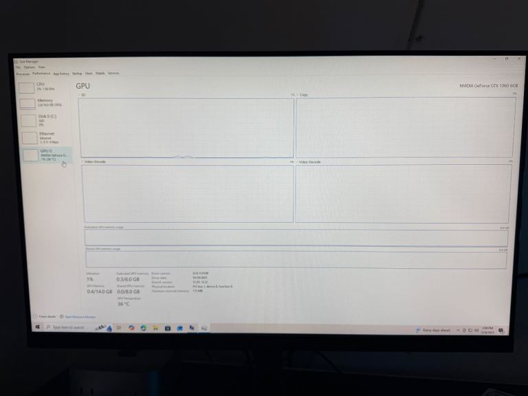 i5-7400, GTX 1060 6GB, 16GM RAM - Gaming PC