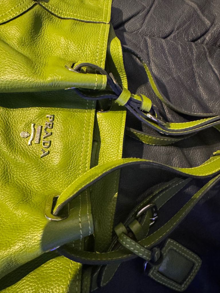 Prada Women's Handbag. Green.