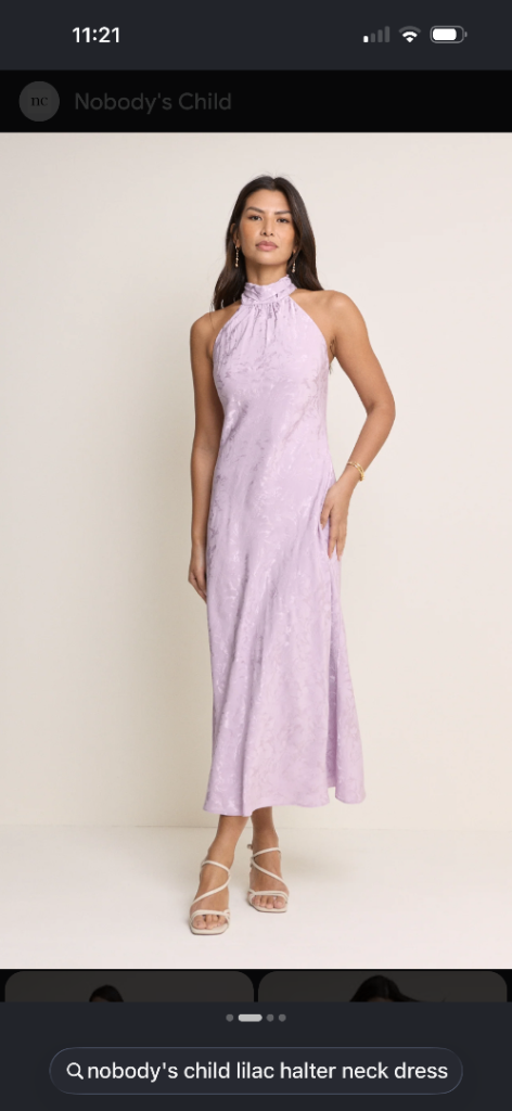 Lilac dress by Nobody’s Child (Fifi)